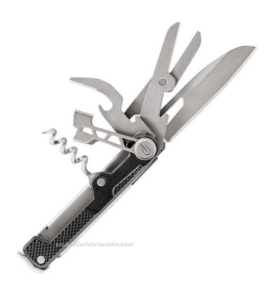 Gerber Armbar Cork Folding Knife with Multi-Tools, Aluminum Grey, G3699
