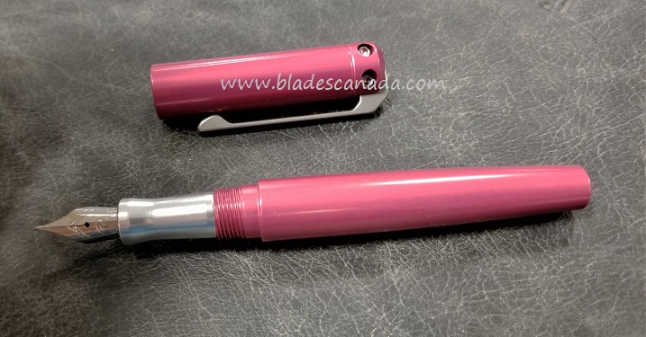 Karas Kustoms Ink Fountain Aluminum - Pink Body/Silver Grip