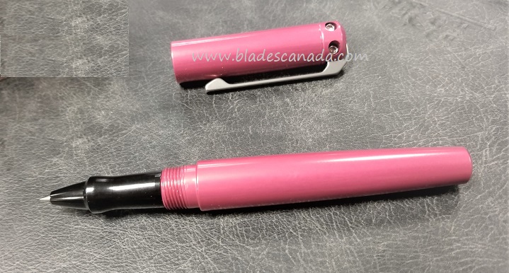 Karas Kustoms Ink Rollerball Aluminum - Pink Body/Black Grip