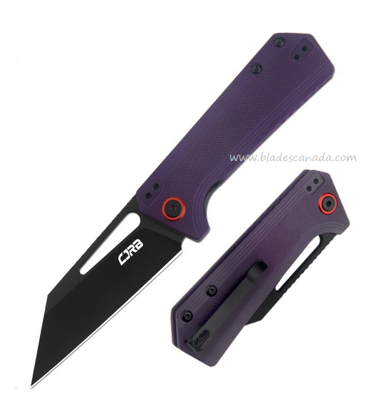 CJRB Ruffian Folding Knife, AR-RPM9 Black, G10 Violet, J1924-BVT
