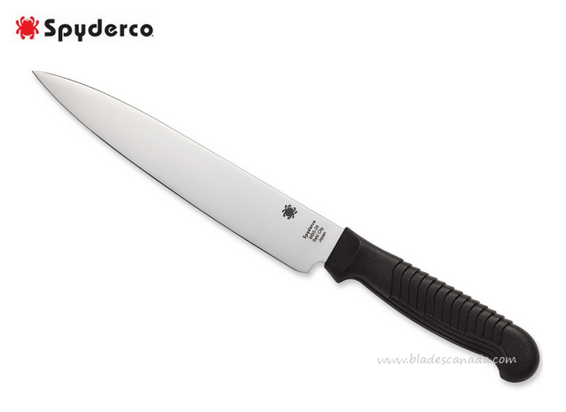 Spyderco Utility Kitchen Knife, MBS-26 Steel, Polypropylene Handle, K04PBK