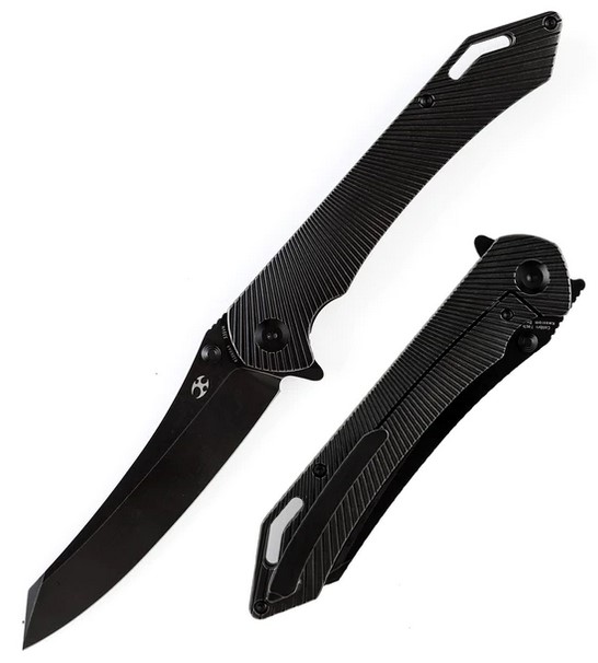Kansept Colibri Tech Framelock Flipper Folding Knife, CPM-S35VN, Titanium, K1060A4