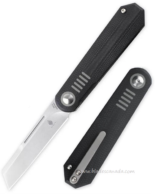 Kizer Knives Lundquist De L'Orme Folder, CPM-20CV, G10/CF Handle, KI3570A1