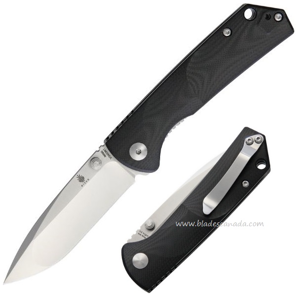 Kizer Vanguard Vigor V3 Folding Knife, N690, G10 Black, V3403N1 - Click Image to Close