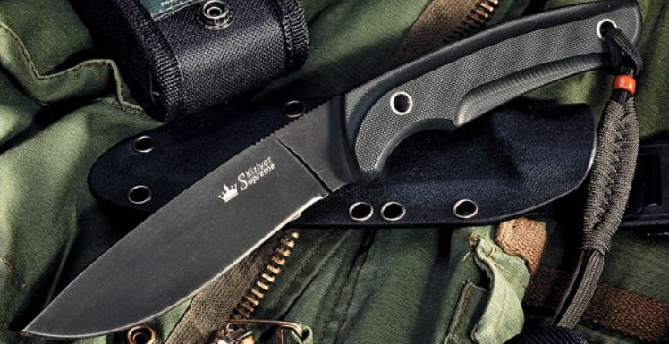 Kizlyar Savage Fixed Blade Knife, AUS 8, G10, Kydex Sheath, KK0030