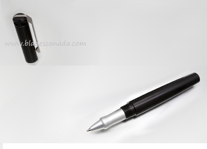 Z-Karas Kustoms Ink Rollerball Aluminum - Black Body/Silver Grip