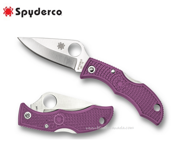 Spyderco Ladybug 3 Folding Knife, VG10, FRN Purple, LPRP3