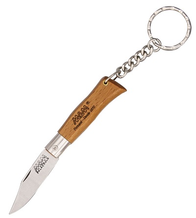 MAM Douros Small Keychain Pocket Knife, Beechwood, MAM2002
