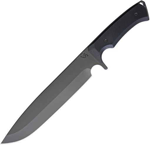 Medford Bonfire Fixed Blade Knife, 3V Steel Black PVD, G10 Black, Kydex Sheath