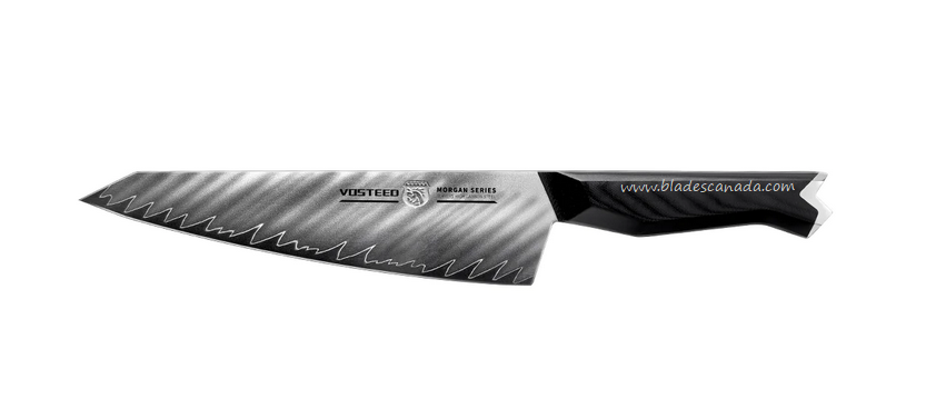 Vosteed Morgan Chef's Knife, 9Cr18MoV, G10 Black, MGCH9C80