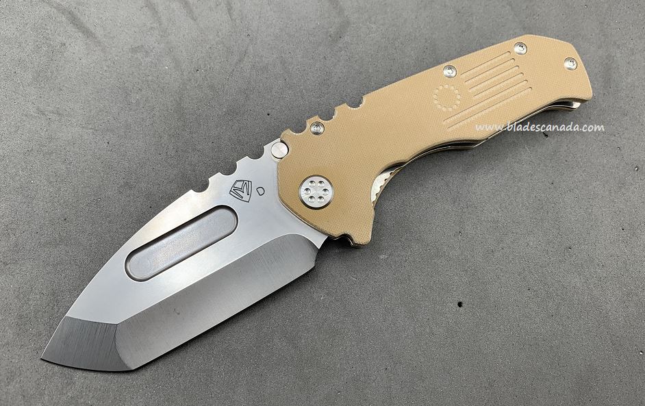 Medford Praetorian Production Folding Knife, D2 Tanto, G10 Coyote - Click Image to Close