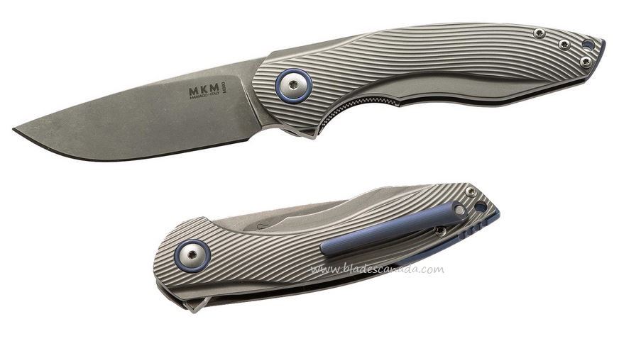 MKM Maniago Knives Timavo Viper, Bohler M390, Titanium Handle, MKMV023