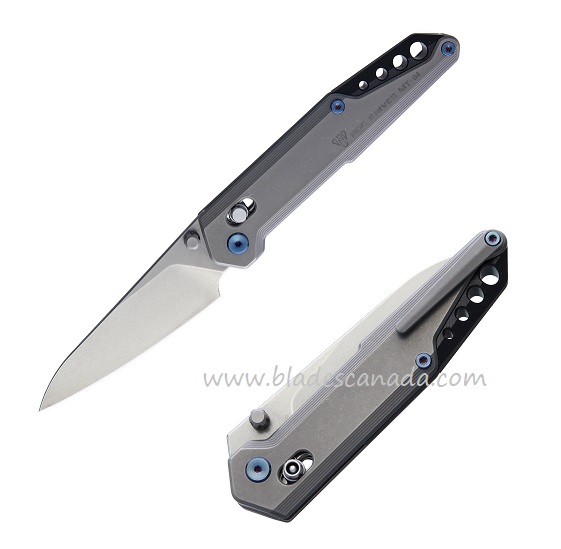 NOC Knives AXES CAM M390 Titanium Folder MT0402