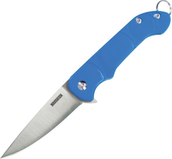 OKC Navigator Flipper Folding Knife, Blue Handle, 8900BLU