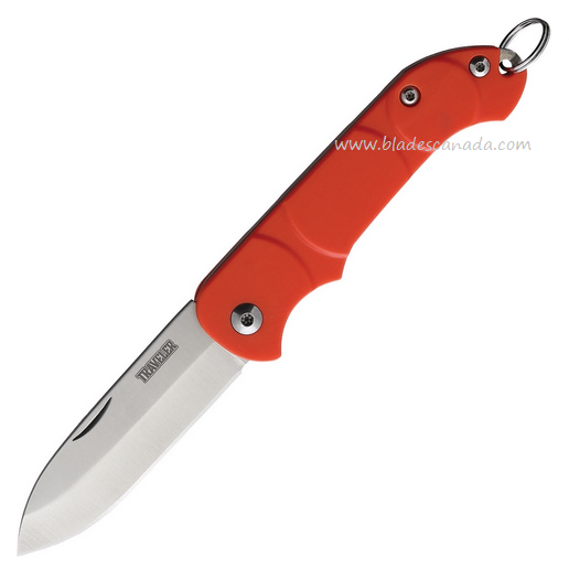 OKC Traveler Slipjoint Folding Knife, Stainless Steel, Red Handle, 8901RED
