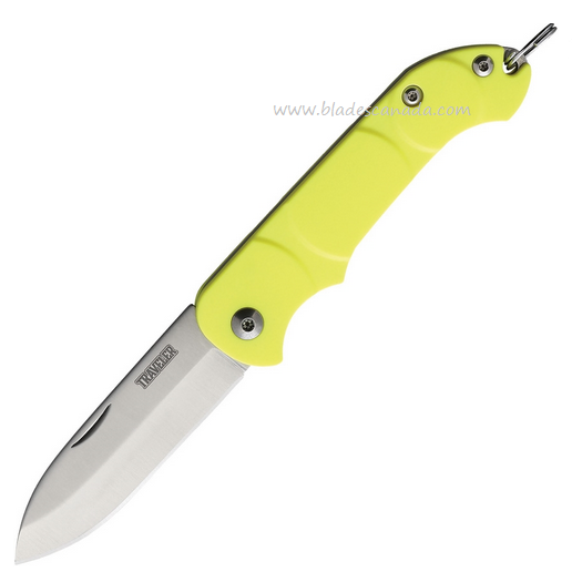 OKC Traveller Slipjoint Folding Knife, Stainless Steel, Yellow Handle, 8901YLW