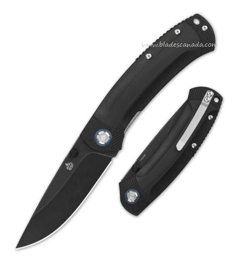 QSP Copperhead Folding knife, 14C28N Black Stonewash, G10 Black, QS109-A2