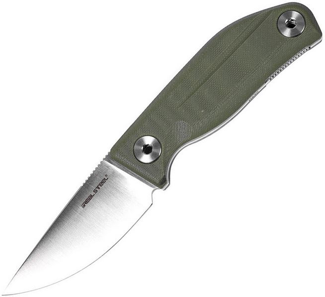 Real Steel CVX-80 Fixed Blade Knife, N690, G10 OD Green, Kydex Sheath, 3562