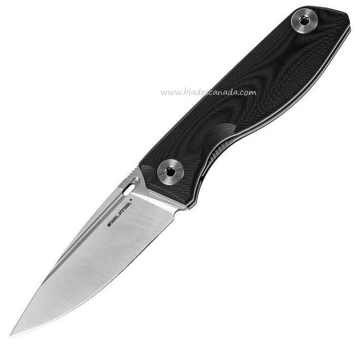 Real Steel Sidus Free Folding Knife, D2 Steel, G10 Black, 7465