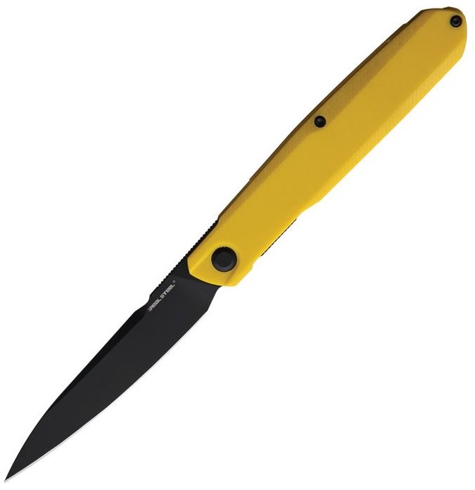 Real Steel G5 Metamorph Folding Knife, 14C28N, G10 Yellow, 7832G