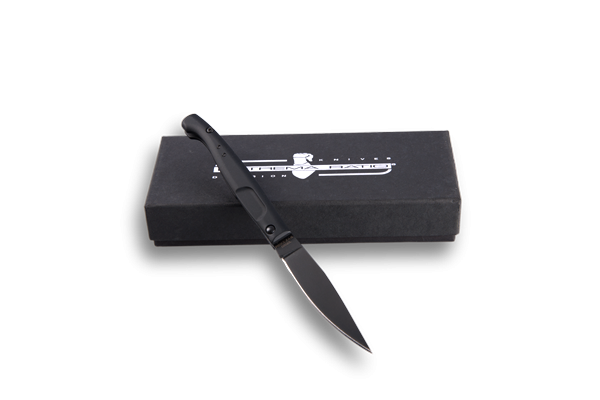Extrema Ratio RESOLZA 8 'Short' Folding Knife, Bohler N690, Aluminum Black
