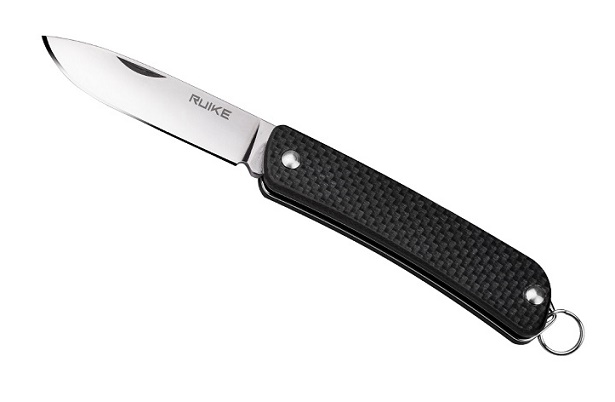 Ruike S11 Keychain Folding Knife/Tool, 12C27 Sandvik, G10 Black