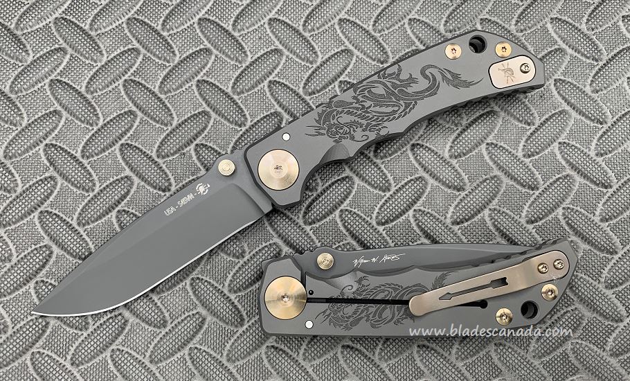 Spartan Blades Harsey Special Edition Folding Knife, S45VN, Black Dragon