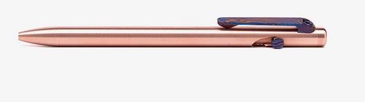 Tactile Turn Slim Bolt Action Pen Standard - Copper w/ Timascus Bolt & Clip