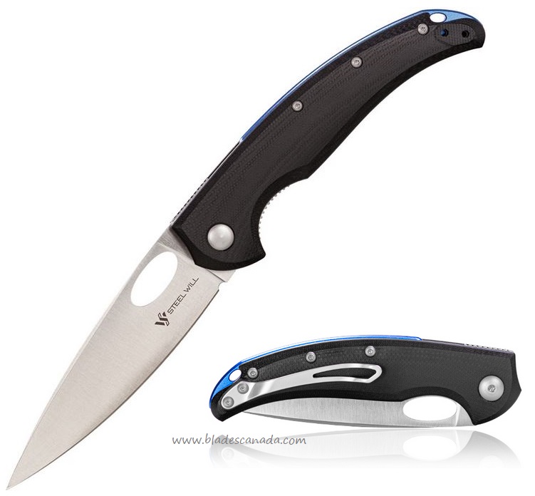 Steel Will Sedge Folding Knife, D2 Satin, G10 Black, F1910