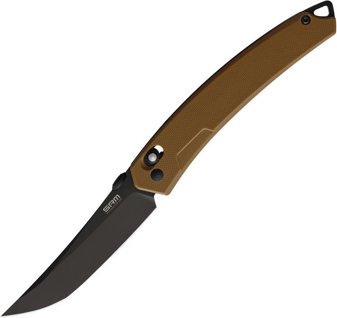 SRM Knives Model 9211 Folder, Brown G10, SRM9211GW