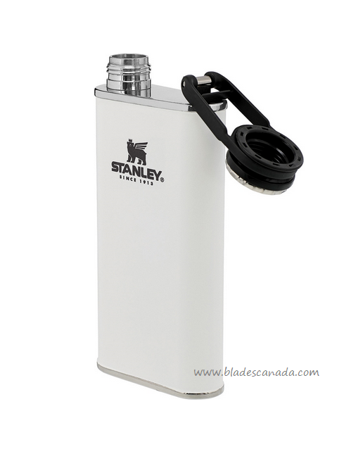 Stanley Easy-Fill Wide Mouth Flask, 8oz Stainless White, STA0837124