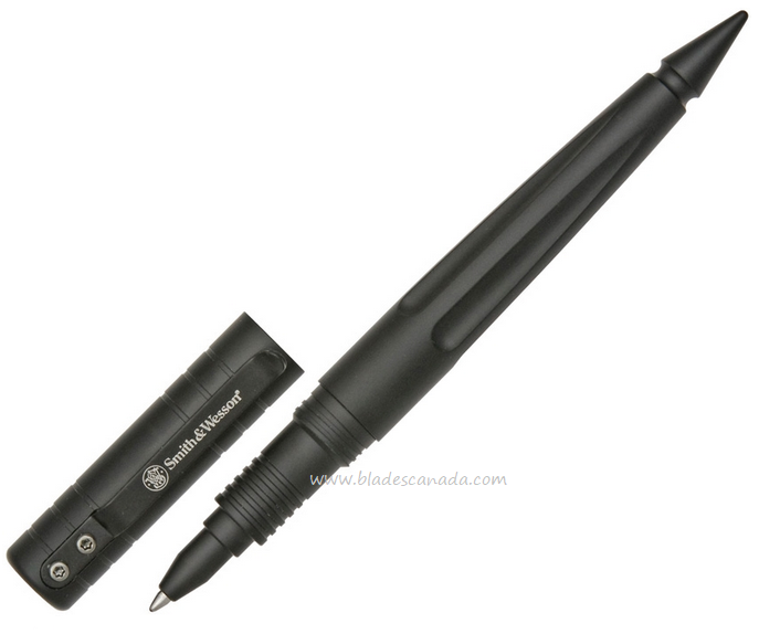 Smith & Wesson Tactical Pen, Aluminum Black, SWPENBKCP
