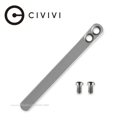 CIVIVI Titanium Pocket Clip, Titanium Screws, T001A