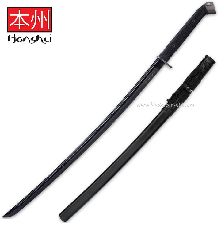 Honshu Boshin Midnight Forge Katana Sword, 1060 Carbon, UC3176B