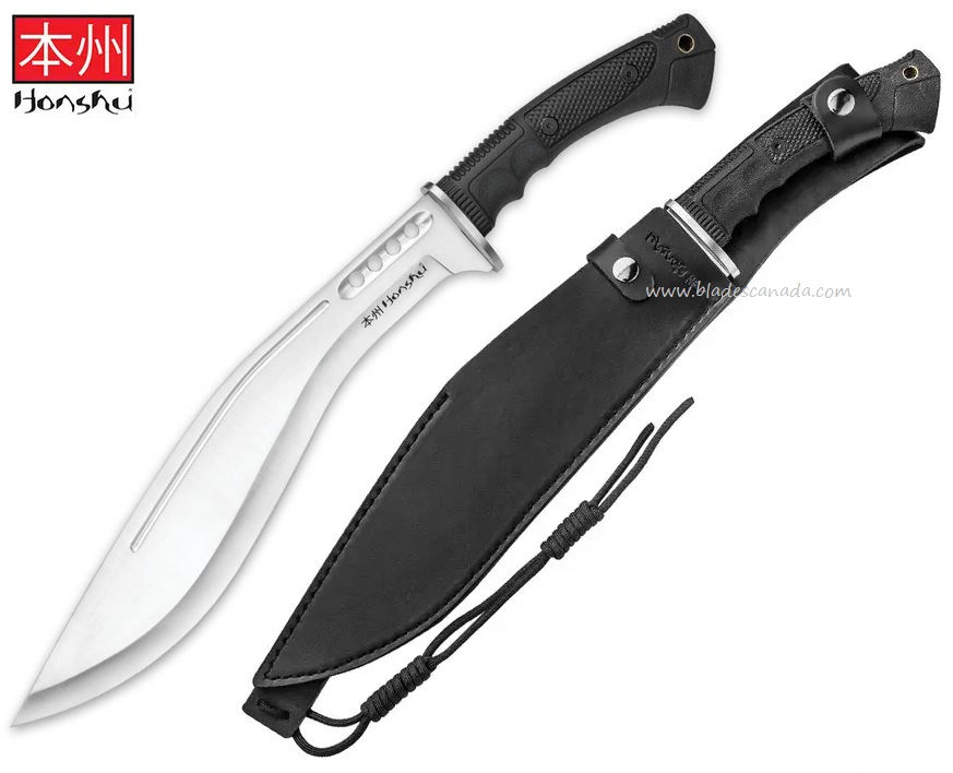 Honshu Boshin Gurkha Kukri Knife, Leather Sheath, UC3241