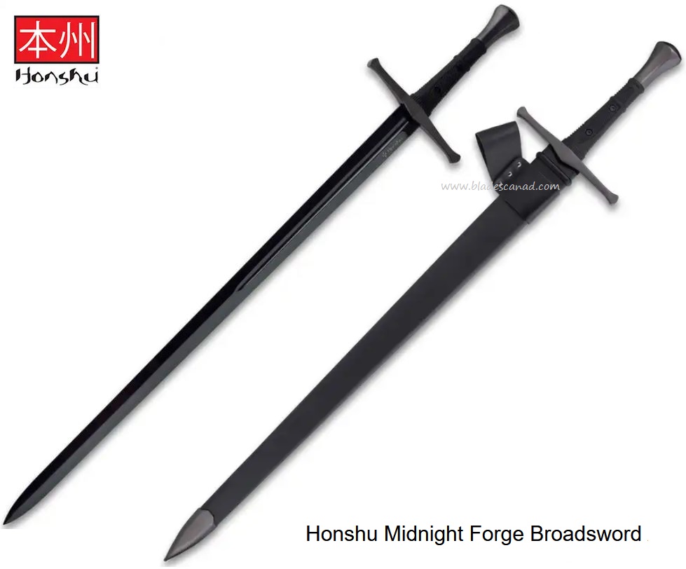Honshu Midnight Forge Broadsword, 1060 Carbon, UC3265B