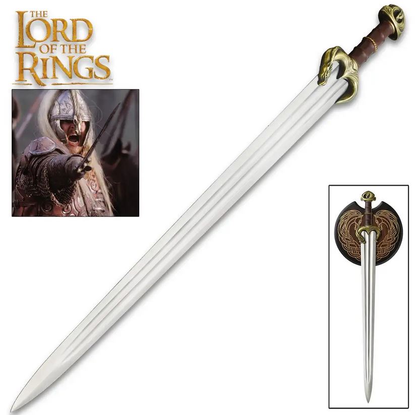 UC Lord Of The Rings Guthwine The Sword Of Eomer, Wall Plaque, UC3383
