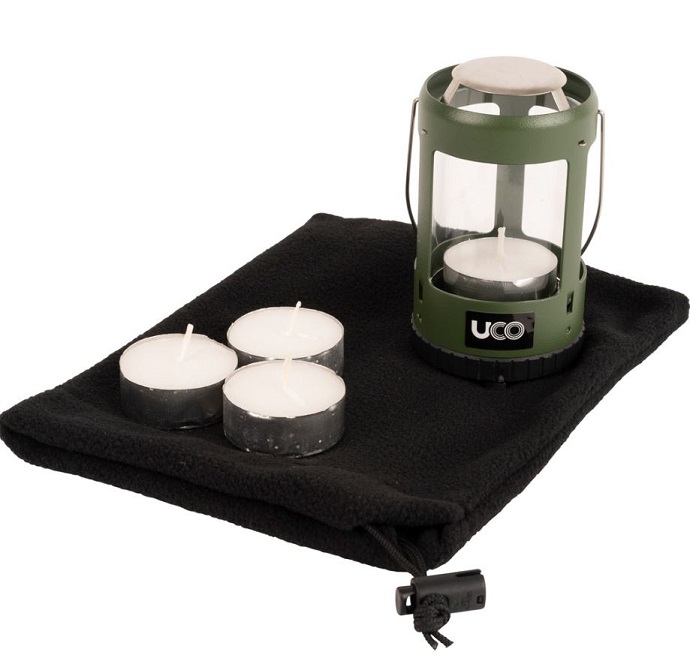 UCO Mini 2.0 Candle Lantern Kit, Powder Coat Green, A-KIT-GREEN
