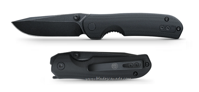Vosteed Chipmunk Folding Knife, 14C28N Black, G10 Black, A1401