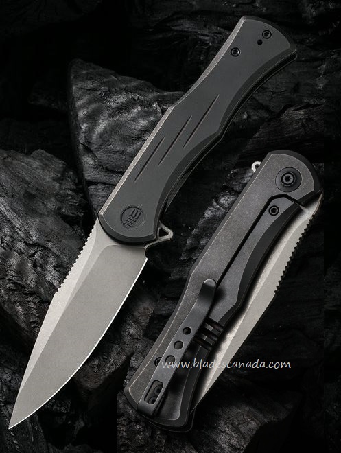 WE Knife Primoris Flipper Framelock Knife, CPM 20CV, Titanium, 20047A-2