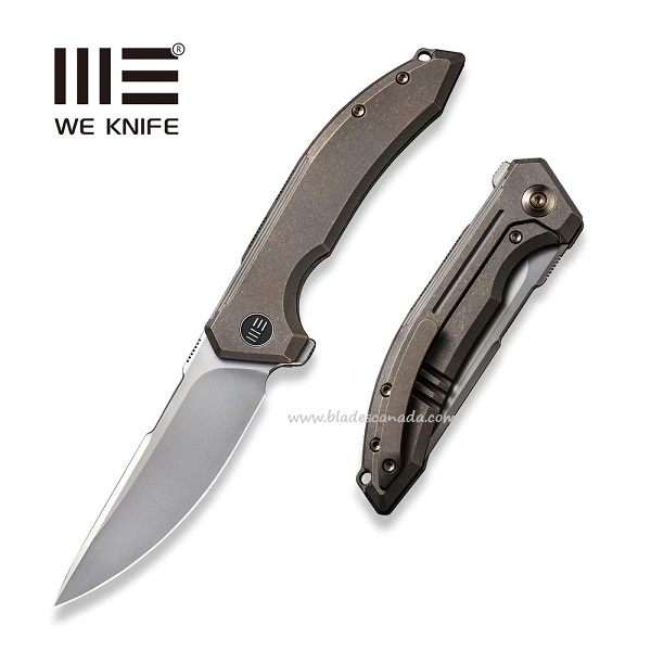 WE Knife Quixotic Flipper Folding Knife, CPM 20CV, Titanium Handle, WE21016-5