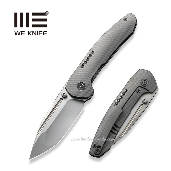 WE Knife Trogon Framelock Folding Knife, CPM 20CV, Titanium Handle, WE22002-1