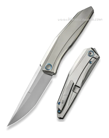WE Knife Cybernetic Flipper Framelock Knife, Limited Edition, CPM 20CV, Titanium, 22033-2