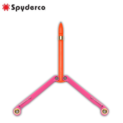 Spyderco BaliYo Heavy Duty Pen, Orange/Pink, YUS101