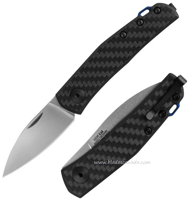 Zero Tolerance 0235 Slipjoint Folding Knife, CPM 20CV, Carbon Fiber