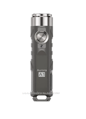 Rovyvon Aurora A1-G4 Keychain Flashlight, Gray, 650 Lumens