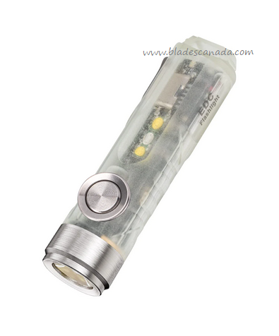 Rovyvon Aurora A5-G4 Keychain Flashlight, Glow Body, White and UV LED, 650 Lumens
