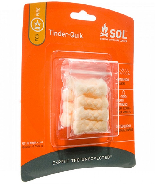 Survive Outdoors Longer SOL Tinder Quik 12-Pack