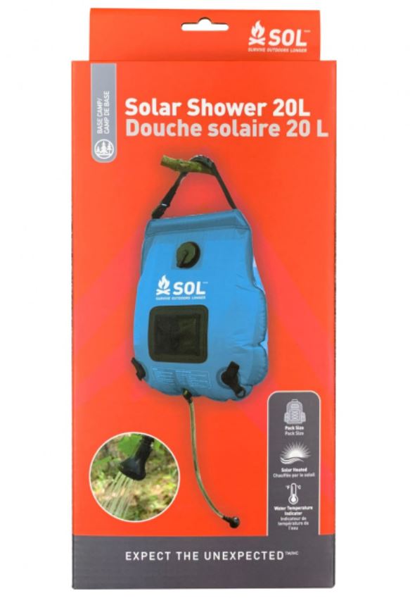 Survive Outdoors Longer SOL Packable Solar Shower