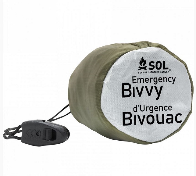 Survive Outdoors Longer SOL Emergency Bivvy w/ Whistle - OD Green